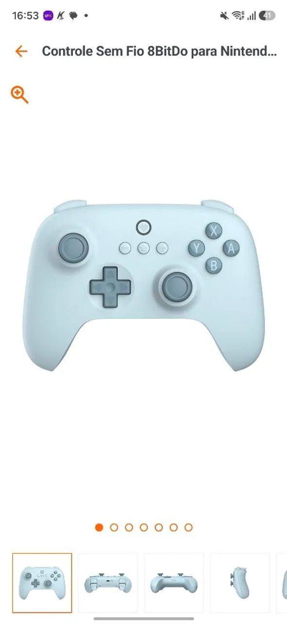 Controle 8BitDo Ultimate 2C Switch - Foto 2