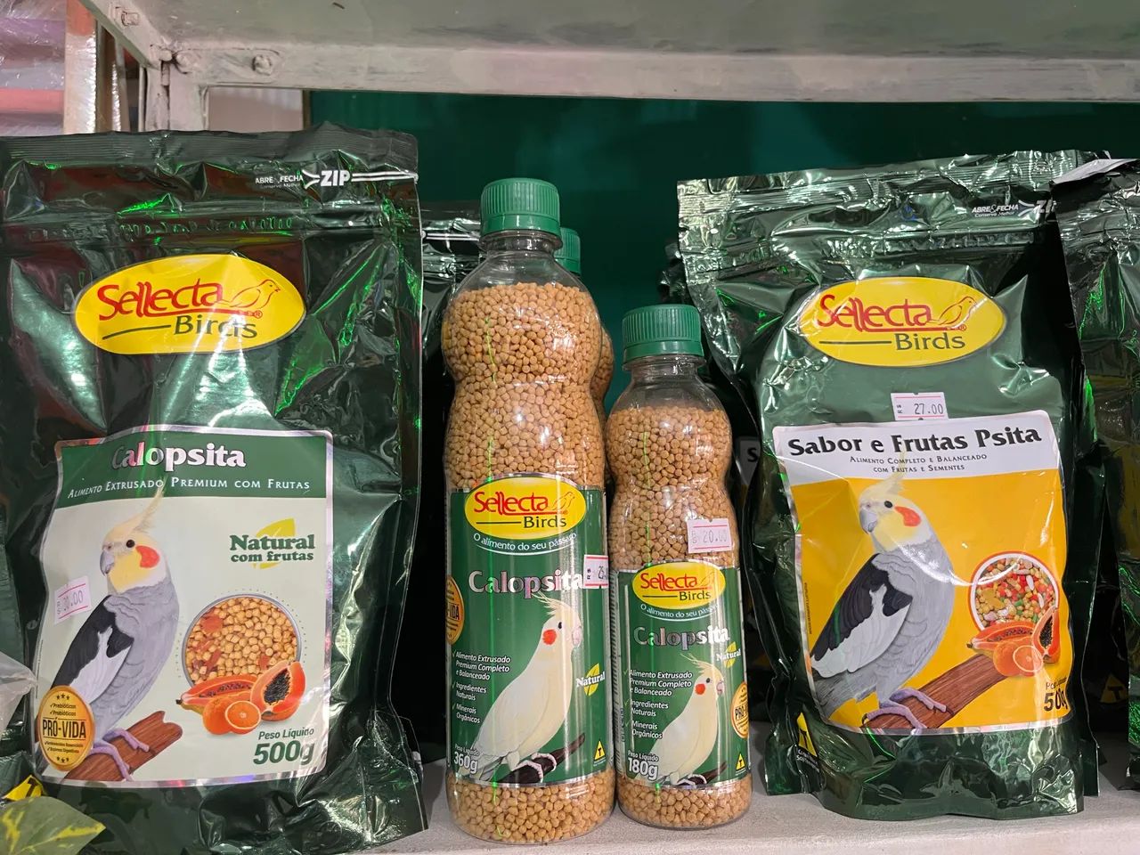 Ração para calopsita 