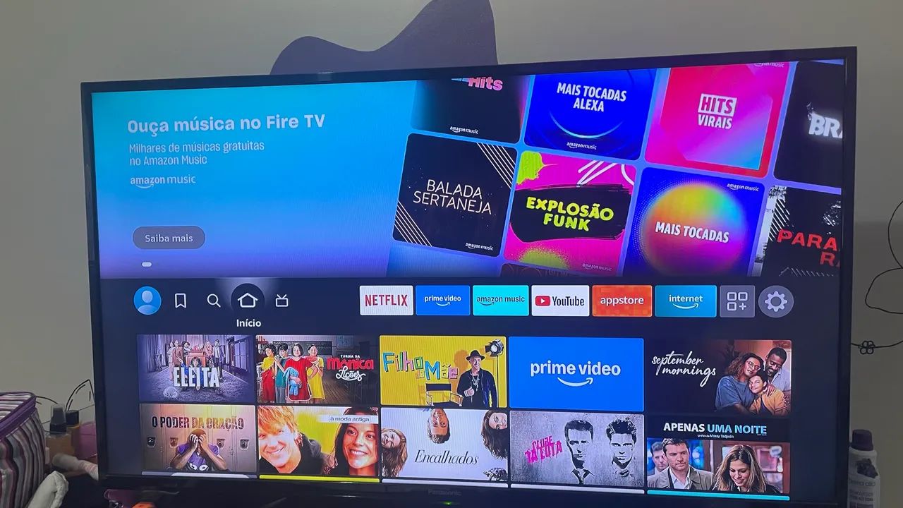Tv Panasonic de LED LCD de 40 polegadas, com fire stick. - Foto 5