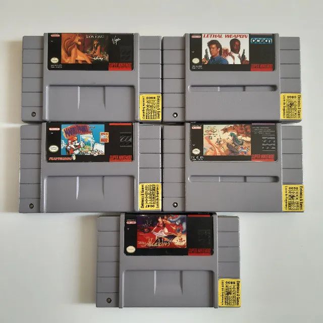 fitas super nintendo original 