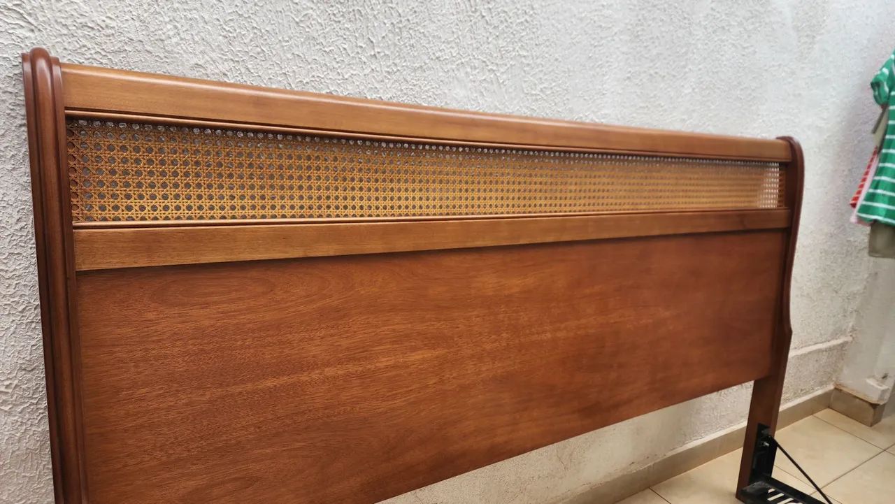 Cabeceira de cama madeira maciça super king - Foto 2