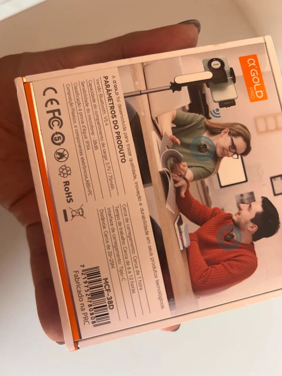 Microfone de lapela novo - Foto 3
