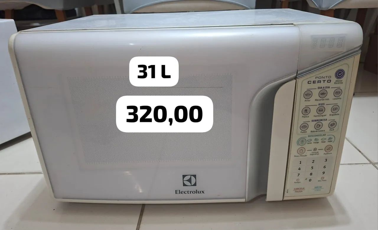 Microondas disponíveis
