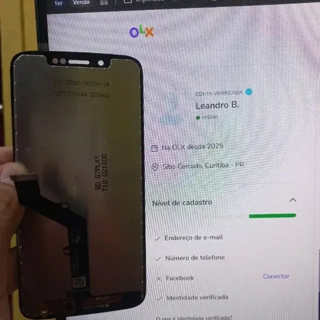 Tela para Motorola Moto G7 Play - Foto 4