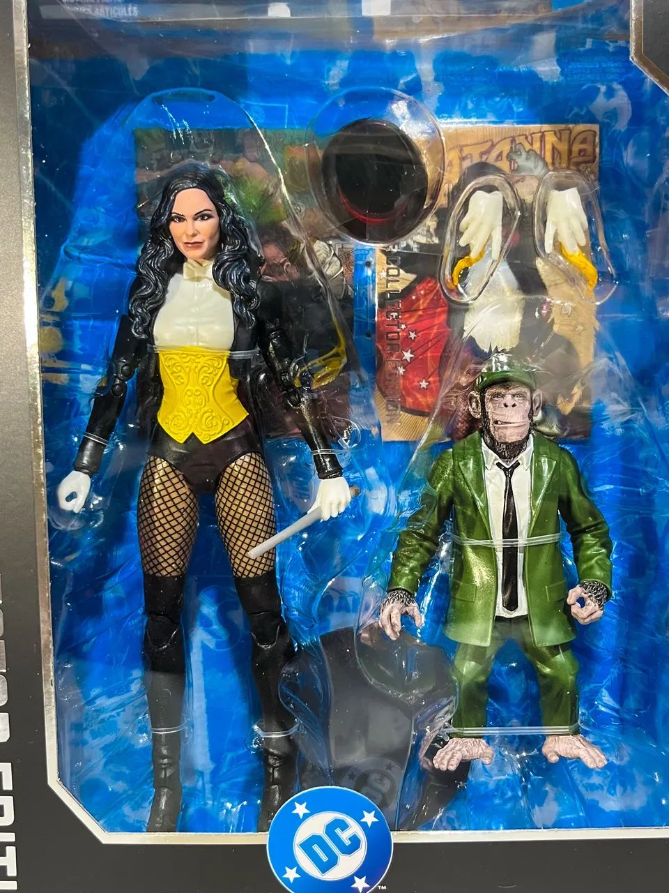 Zatana e Detetive Chimp Mcfarlane Collector Edition DC Multiverse  - Foto 2