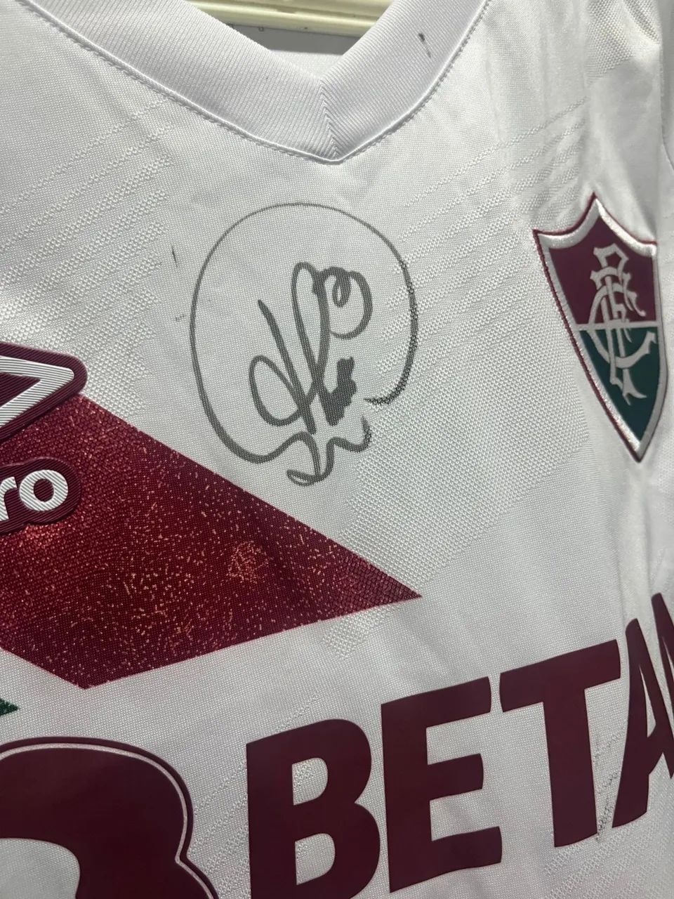 Camisa fluminense Umbro 2024 autografada  - Foto 2
