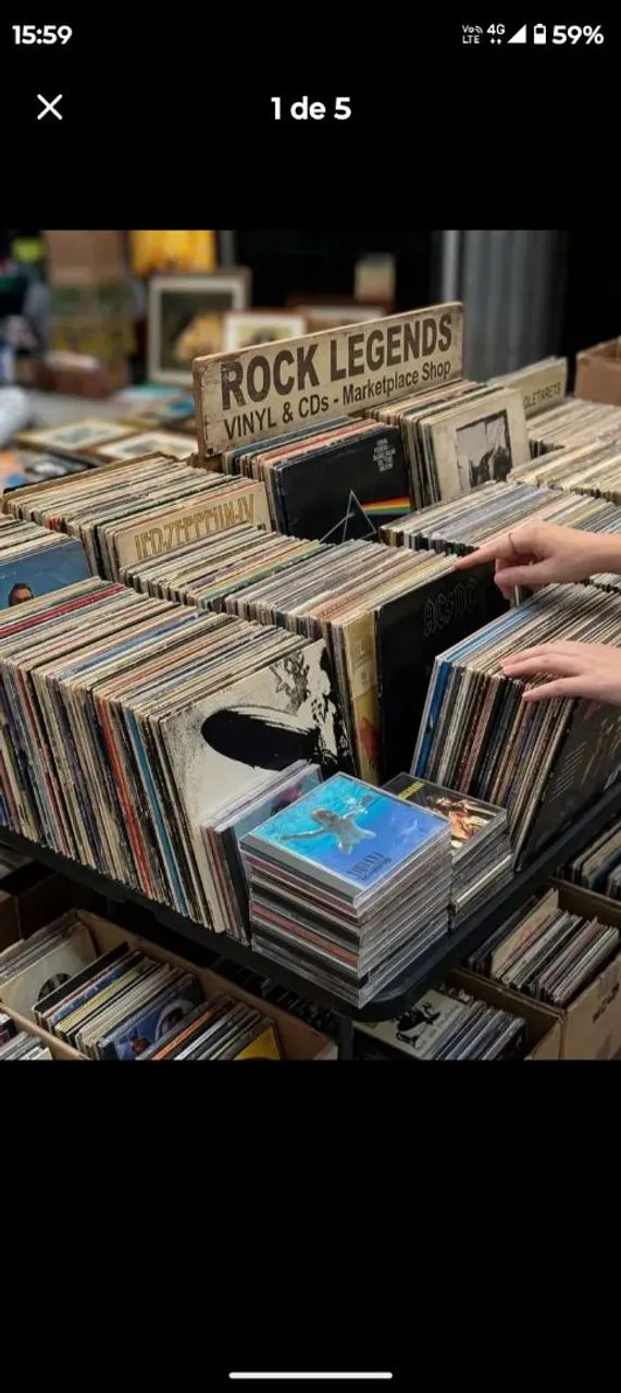 CDs E VINIS DE ROCK