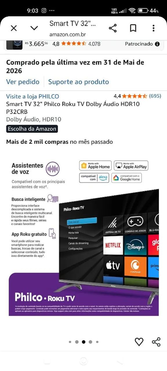 Tv nova 32" - Foto 5