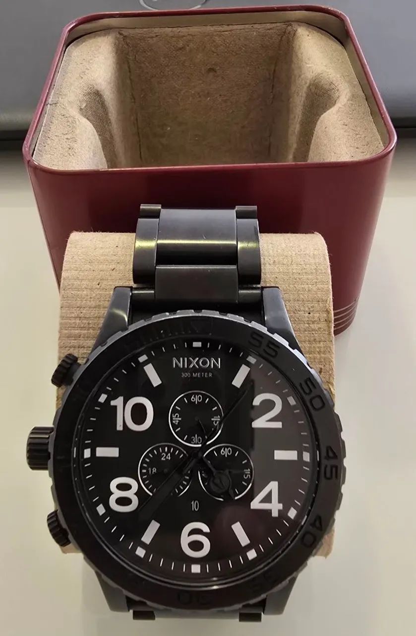 Nixon 51-30 Chrono NOVO 100m de resistência a água GG 51mm