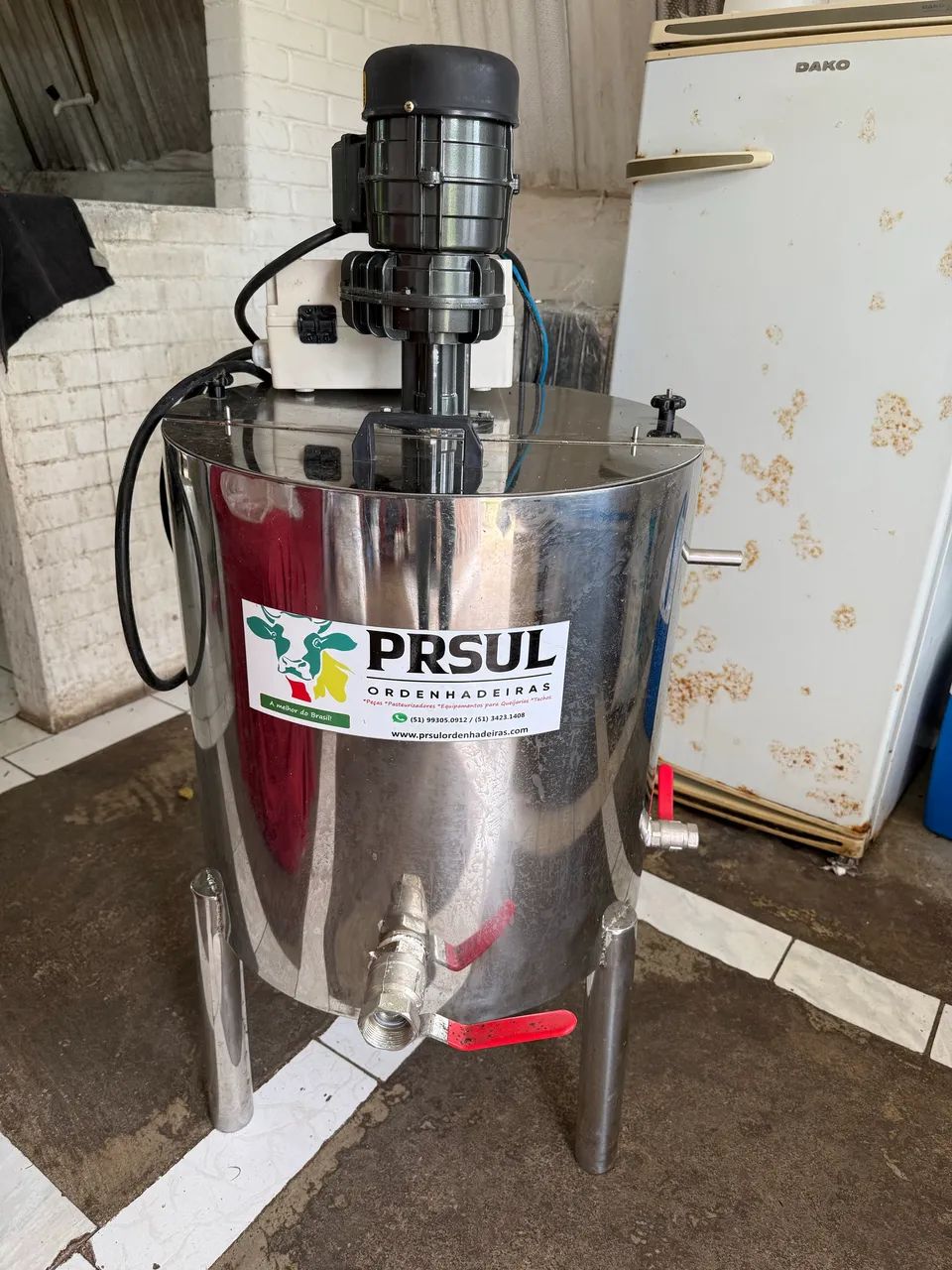 Pasteurizador de leite novo
