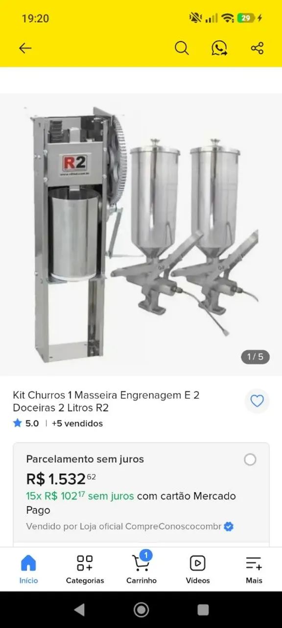 Kit fabricação de Churros  - Foto 5