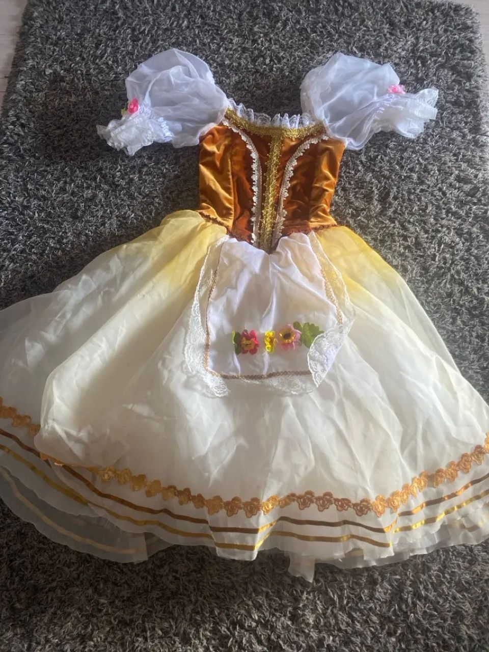 Vestido infantil de princesa