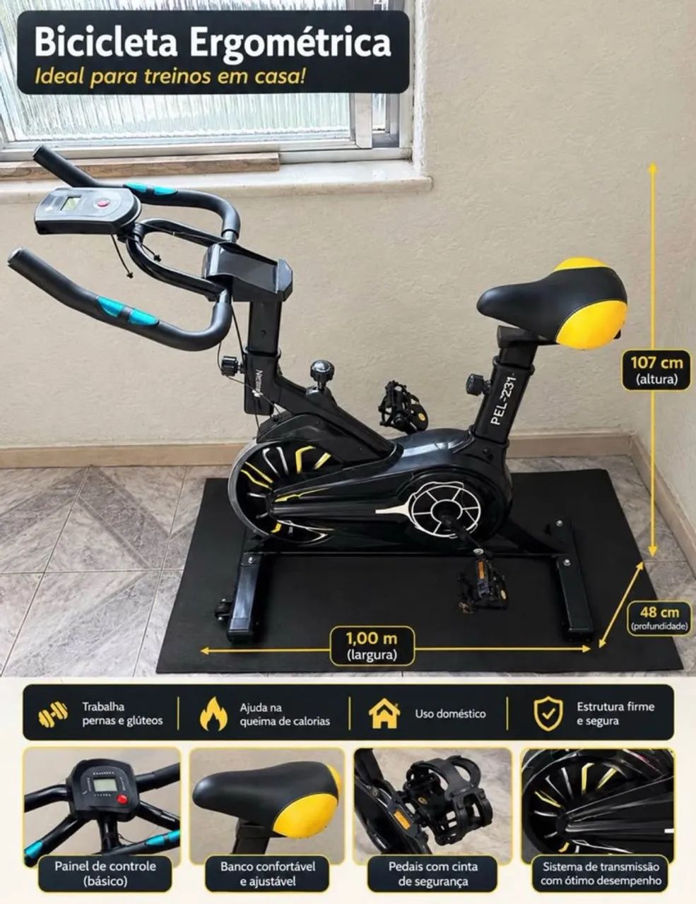 Vendo bicicleta ergométrica 
