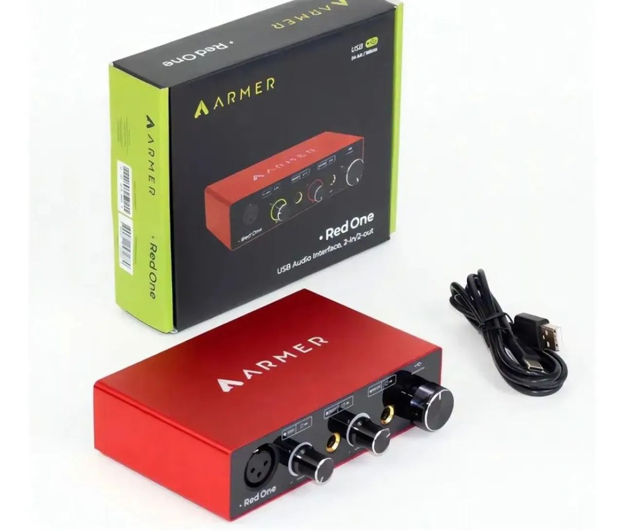 Interface de áudio armer red one - Foto 3