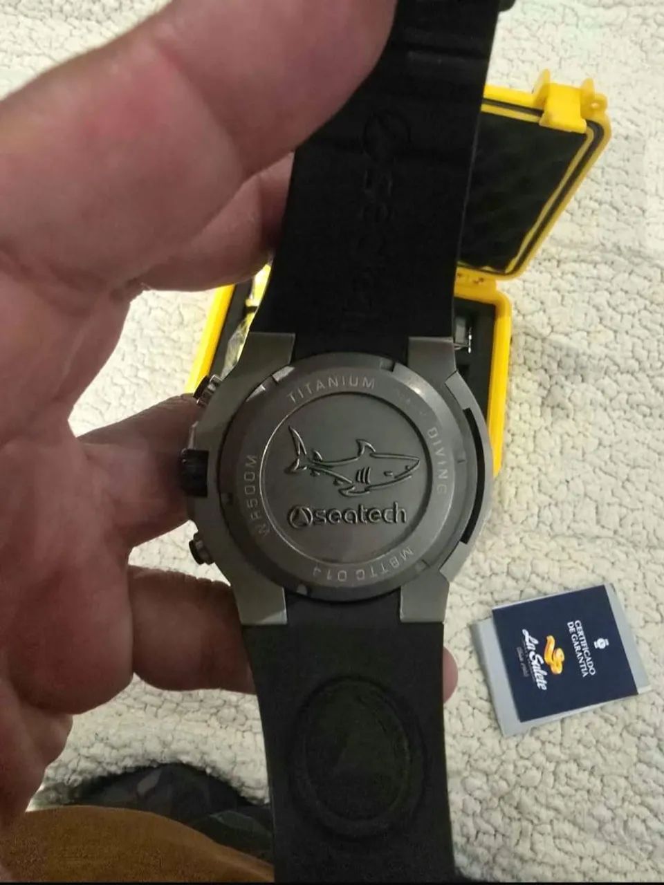 Orient SeaTech Solar 500m TITÂNIO - Foto 2