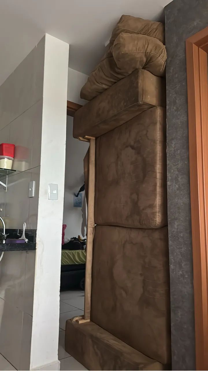 Sofá retrátil usado com mofadas   - Foto 2