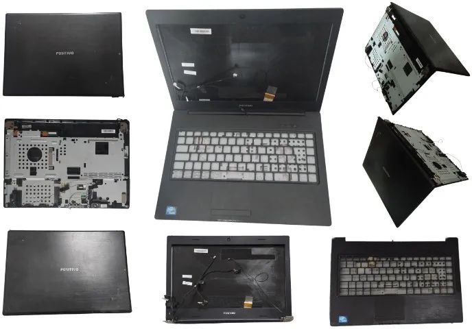 Lote Sucata Carcaça Notebook Positivo Unique S1991 - Bases e Tampa - Foto 2