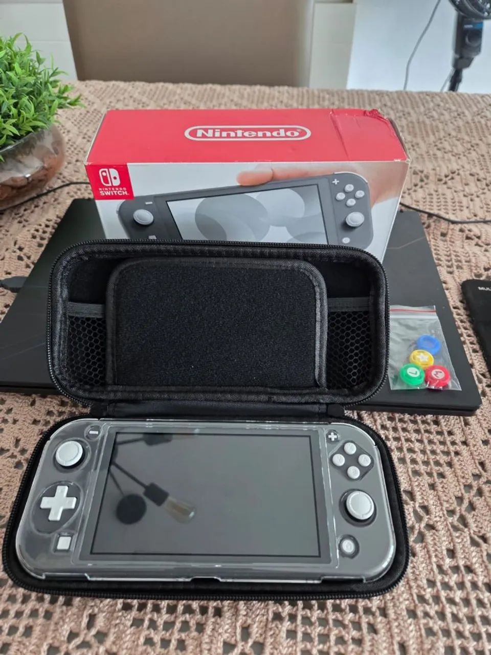 Nintendo Switch Lite Gray Desbloqueado - Consoles de Vídeo Game