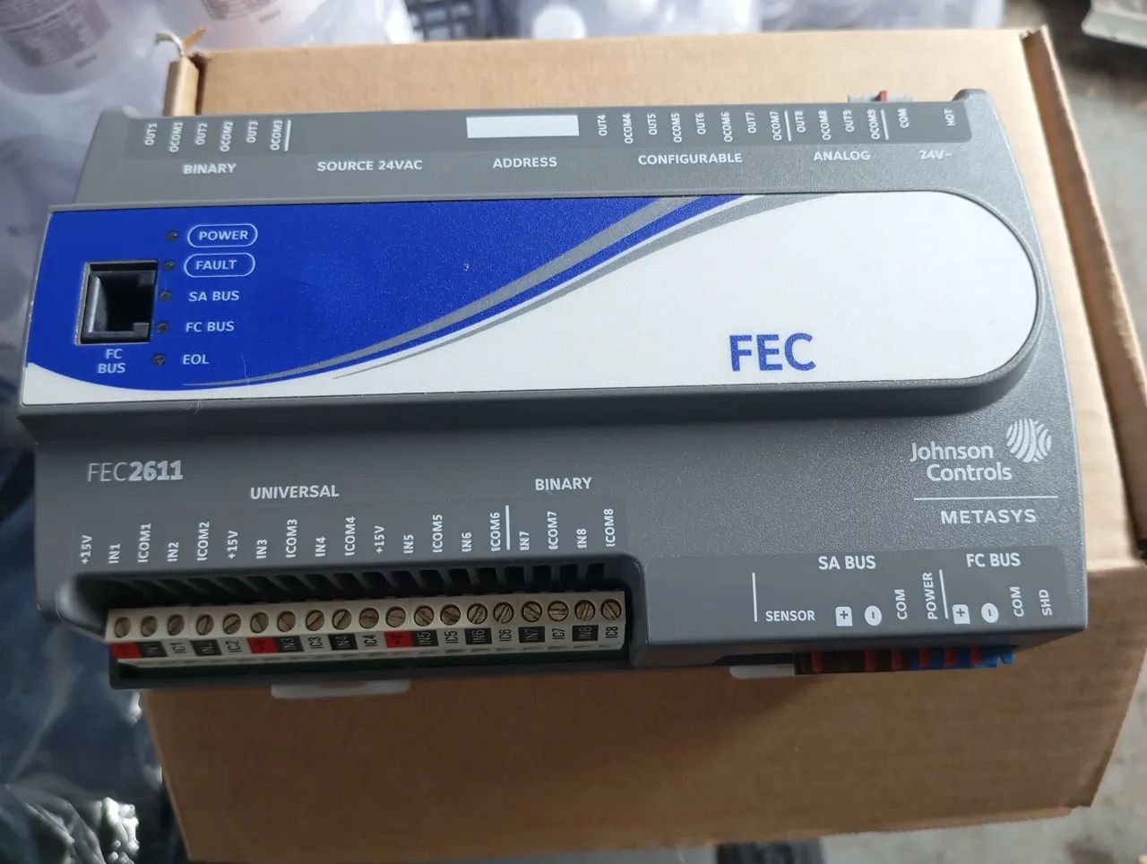 Controlador FEC2611 da Johnson Controls (Metasys).