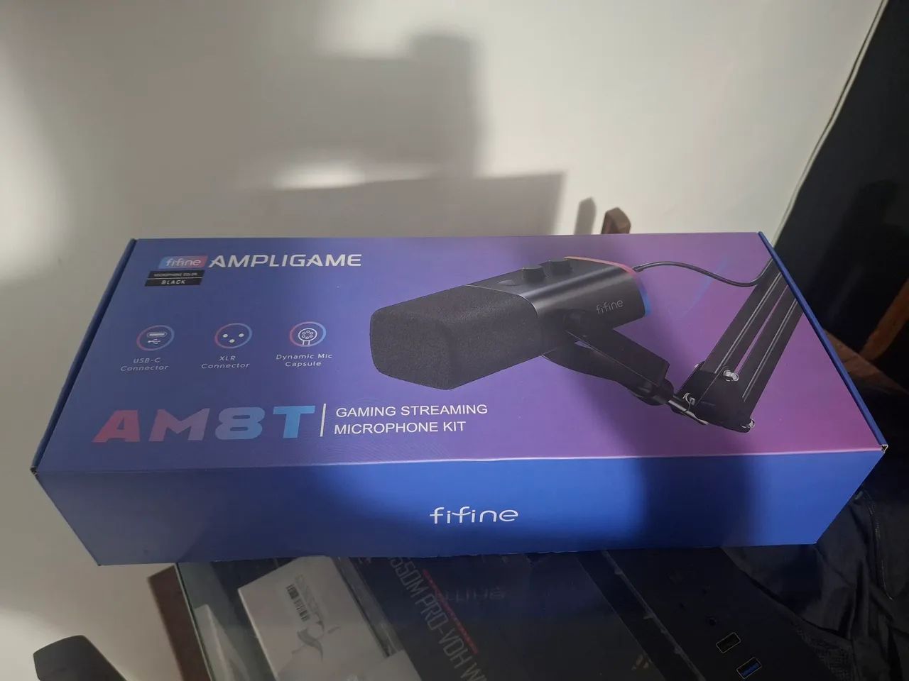 Microfone Gamer Fifine AM8T Streaming
