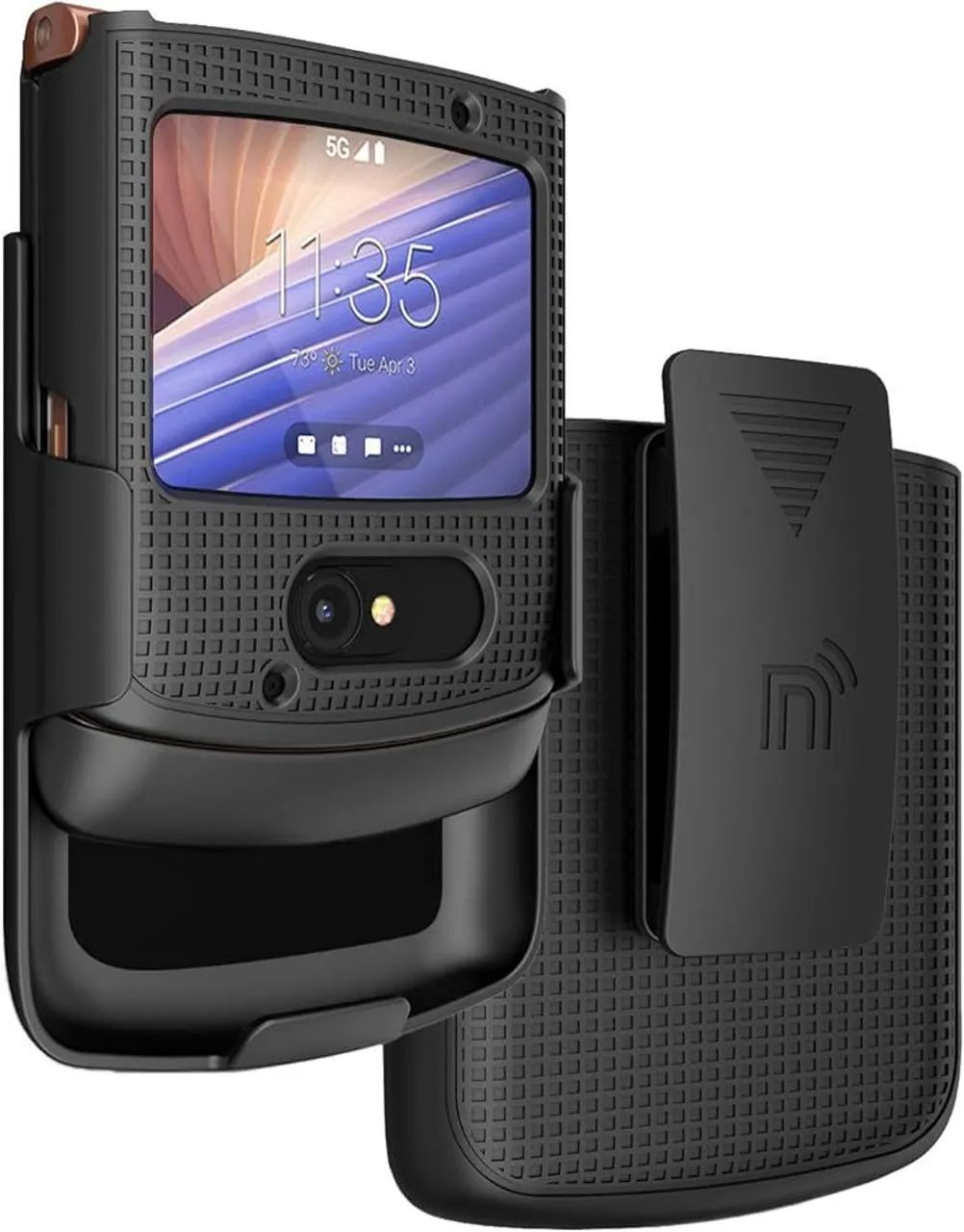 Capa case Motorola razr 5g rígida emborrachada  Eua