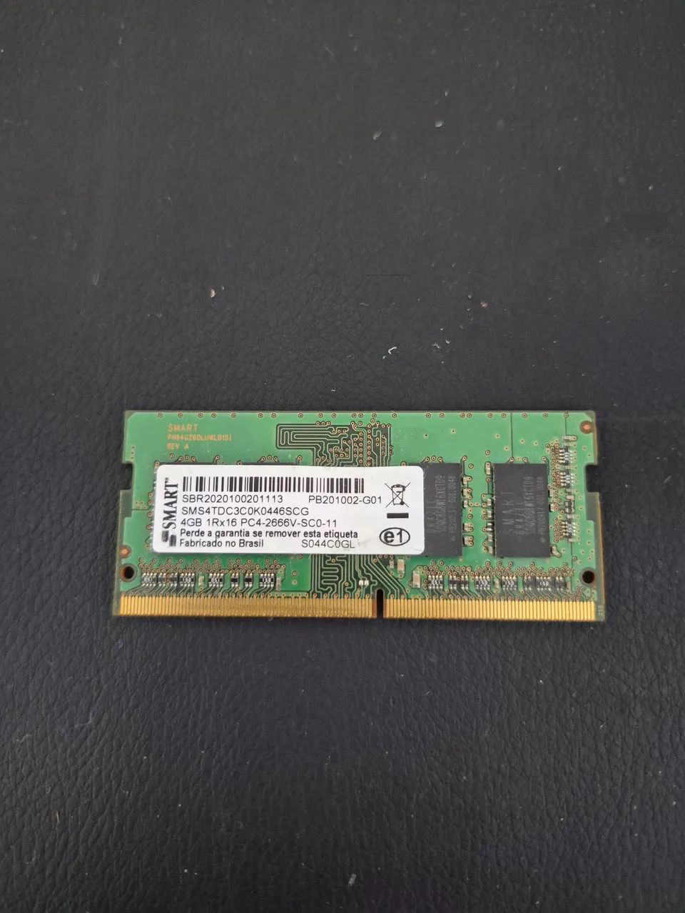 Memória ram DDR4 4GB notebook 