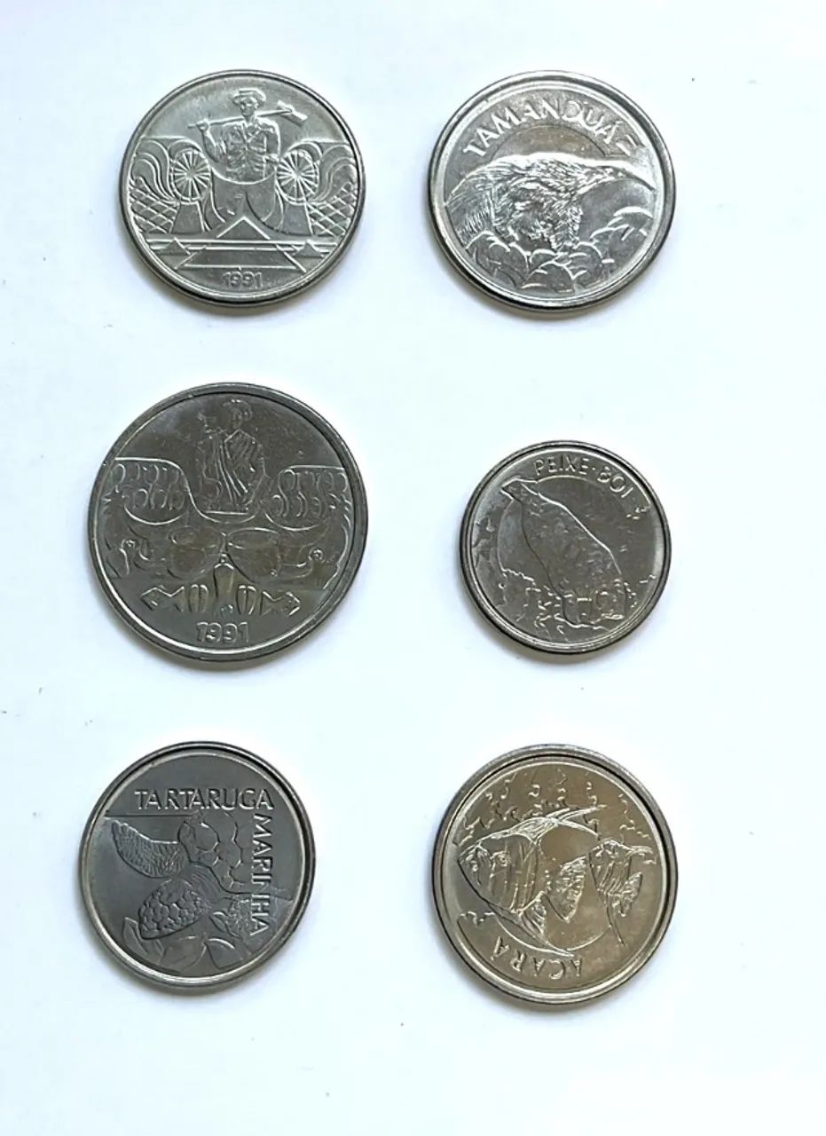 MOEDAS ANTIGAS - 6 moedas - Foto 2