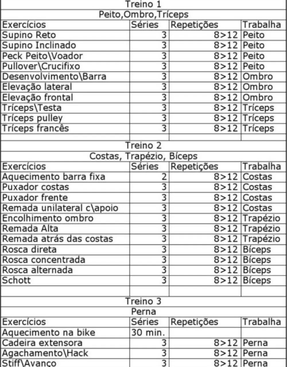 Personal trainer online/ aplicativo de treino