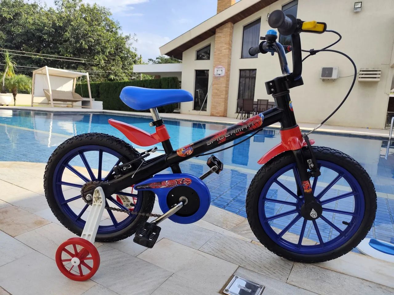 Bicicleta infantil Homem Aranha 