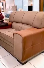 CONJUNTO SOFÁ ESTOFADO VITTA LION 3X2 Dividimos Em Até 10x Sem Juros - Foto 2
