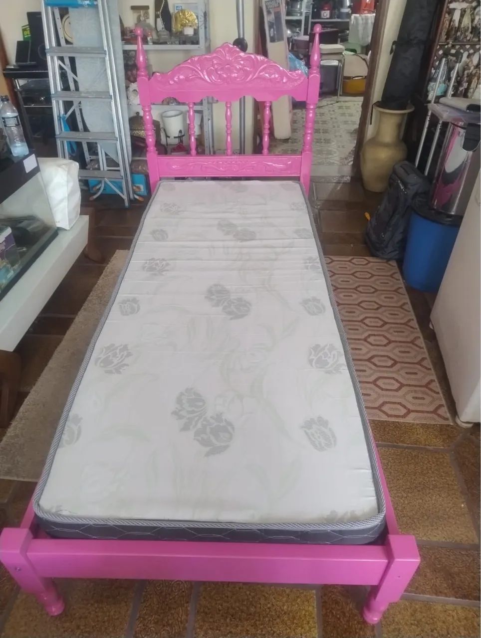 Cama solteiro com colchão  - Foto 5