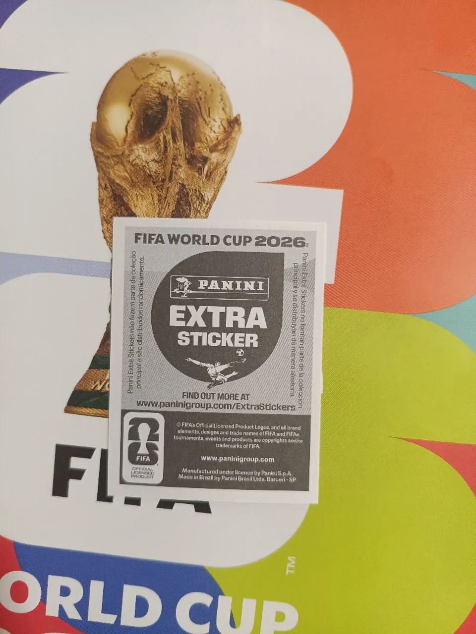 Extra sticker Cristiano Ronaldo bronze cup26 - Foto 2