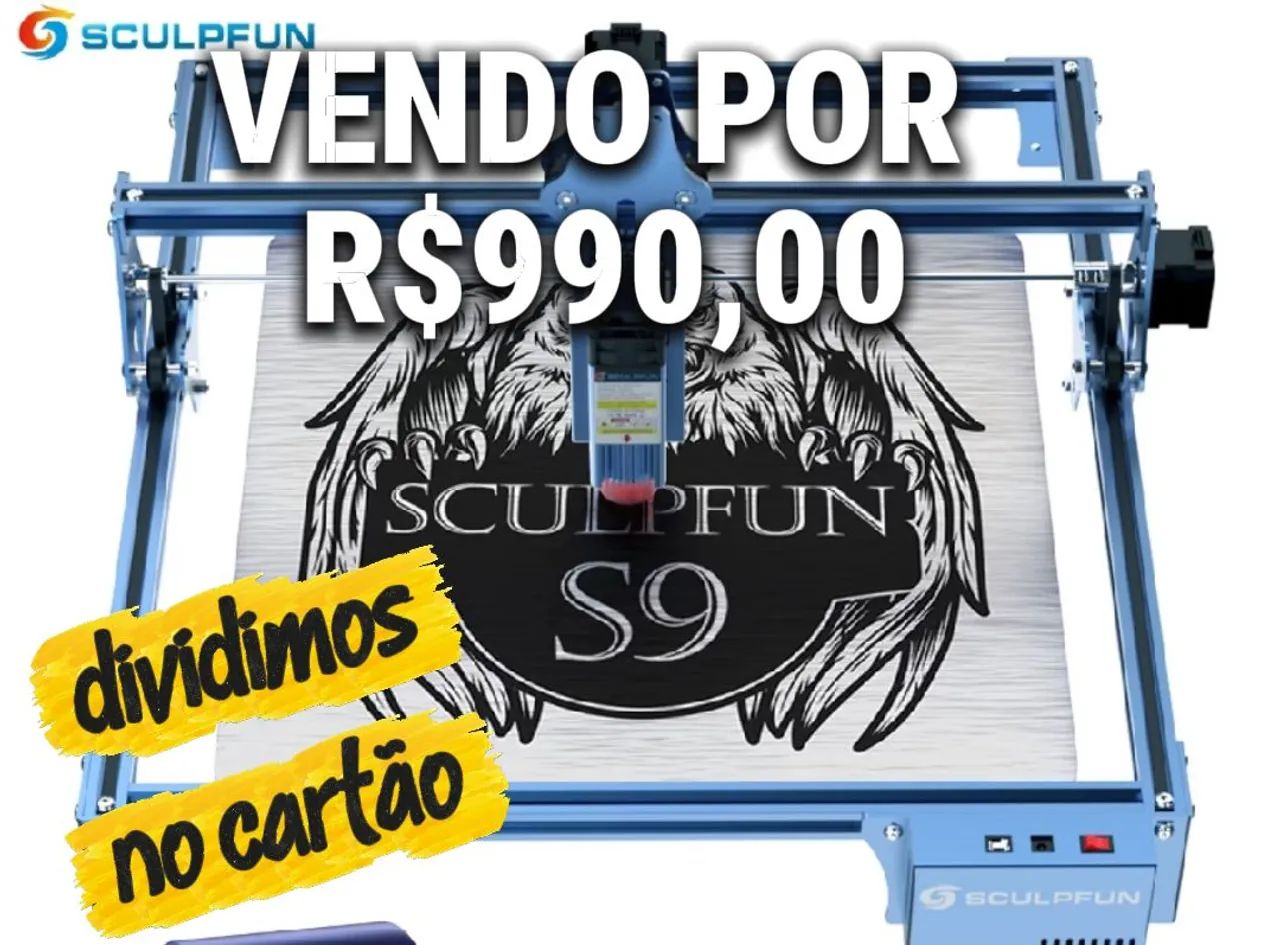 Máquina Laser Corte e Gravação Sculpfun s9 