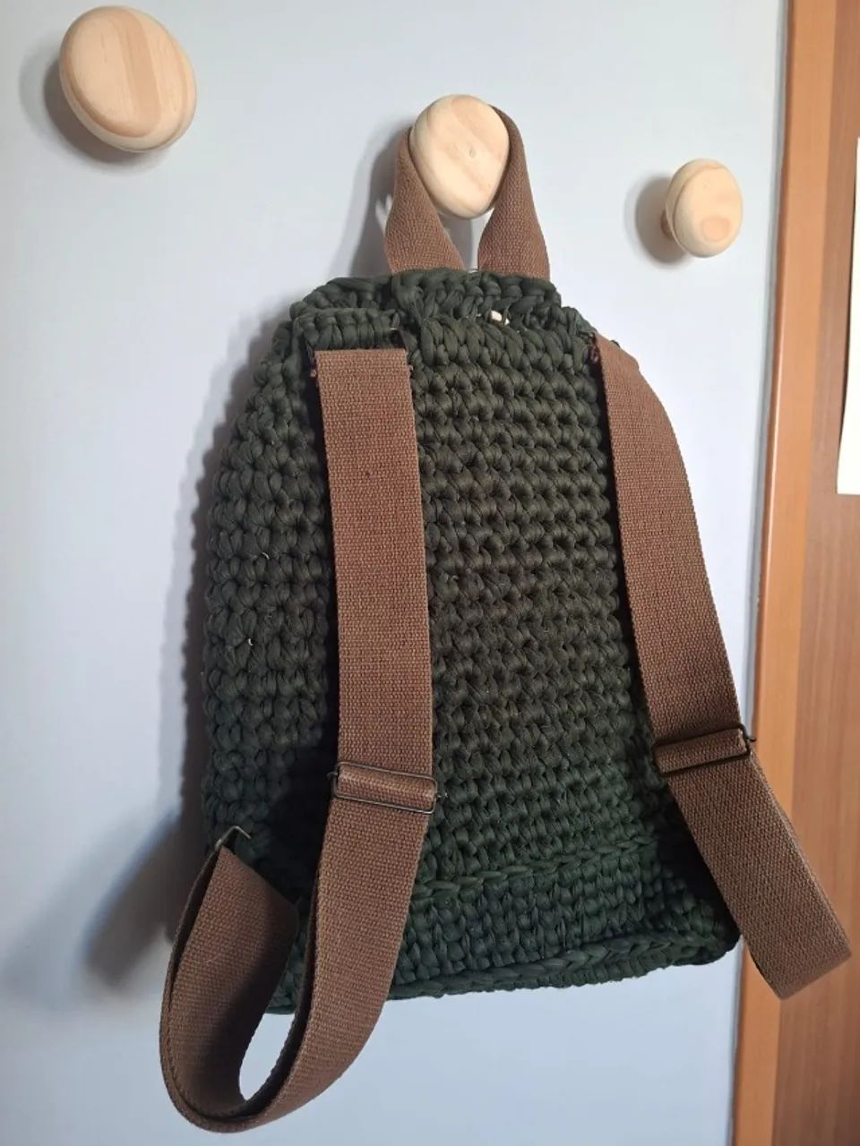 Linda Mochila em Croché. - Foto 2