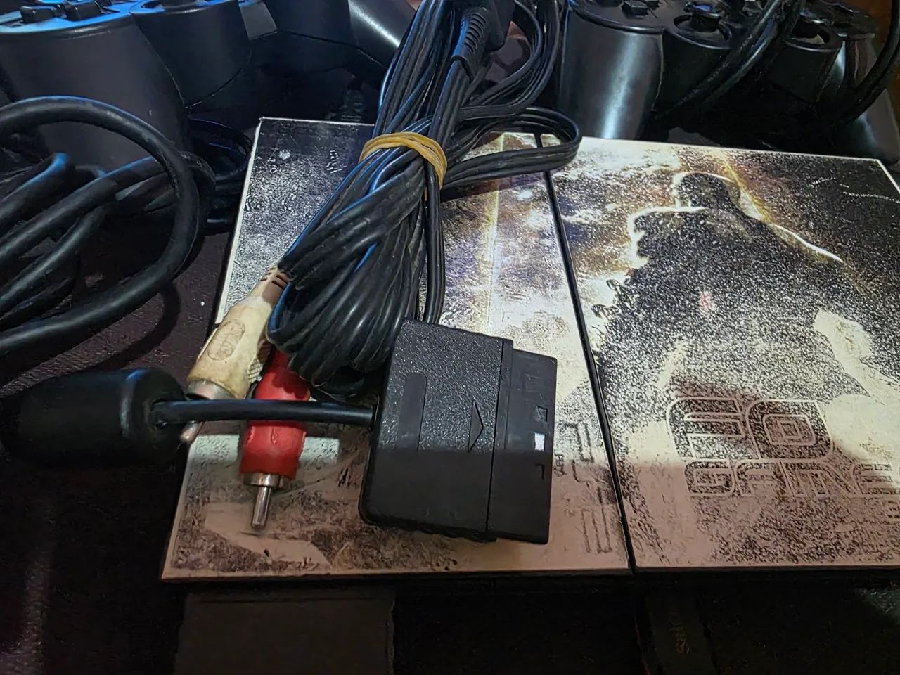 PlayStation 2 com dois controles  - Foto 3