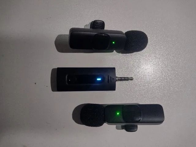 Microfone de lapela sem fio (par) - Foto 4