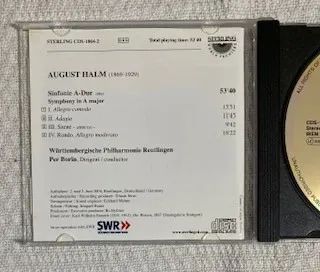 CD August Halm: Sinfonie A-Dur - Made in Sweden - Foto 3