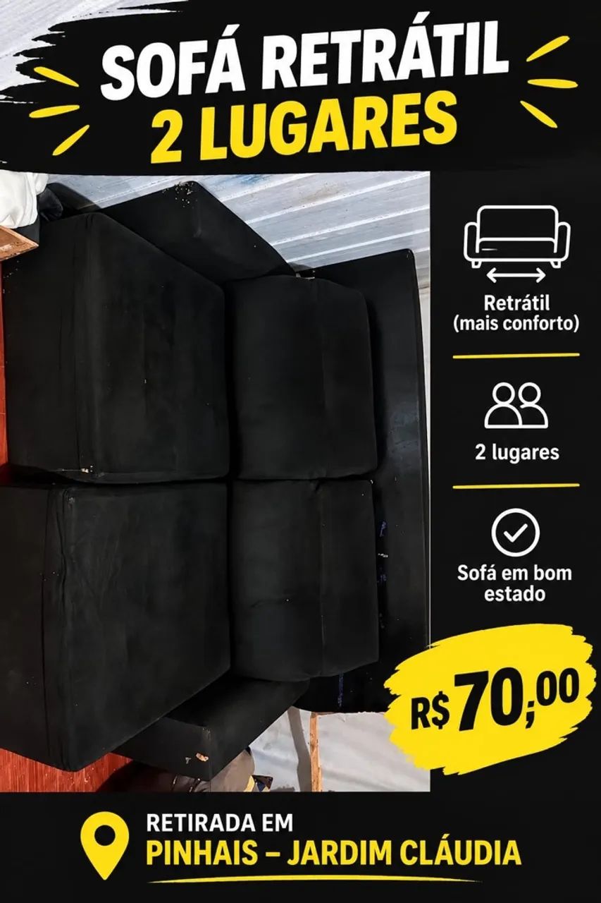 Sofá retrátil 