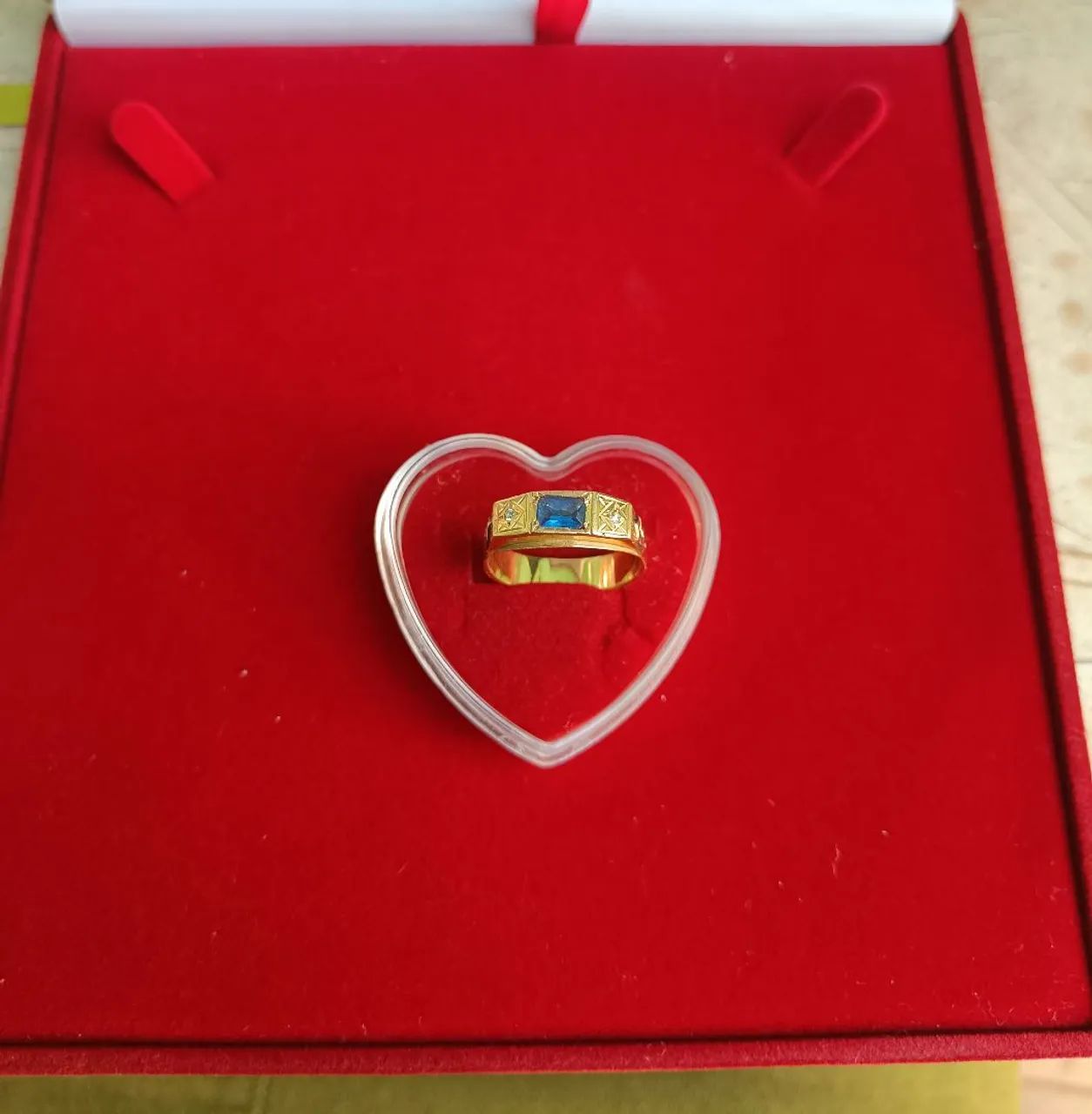 Anel de formatura de ouro 18k 