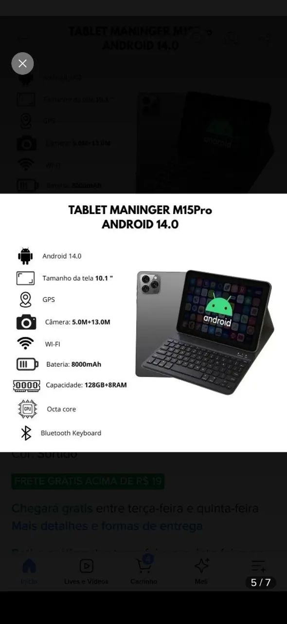 Tablet M15PRO NOVO - Foto 2