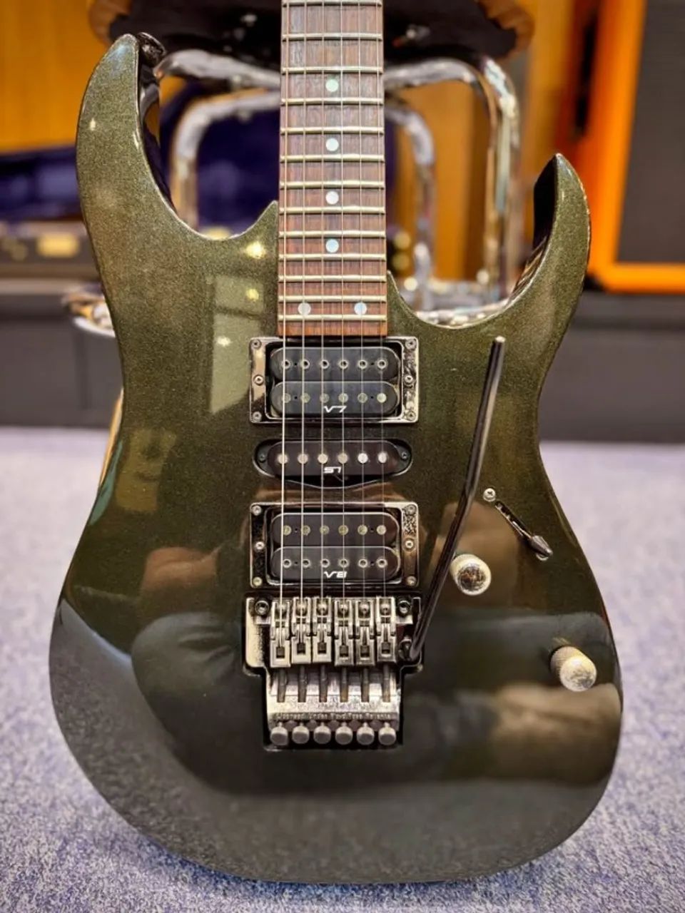 Guitarra Stratocaster Ibanez RG 570 Japonesa Schecter Fender Squier Seizi Tagima Jackson S - Foto 5