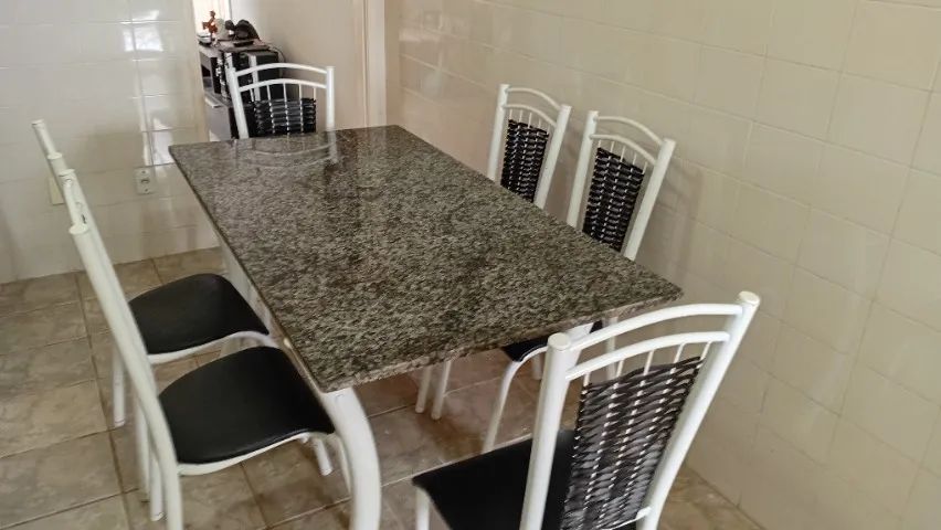 Mesa de jantar retangular granito - Foto 3