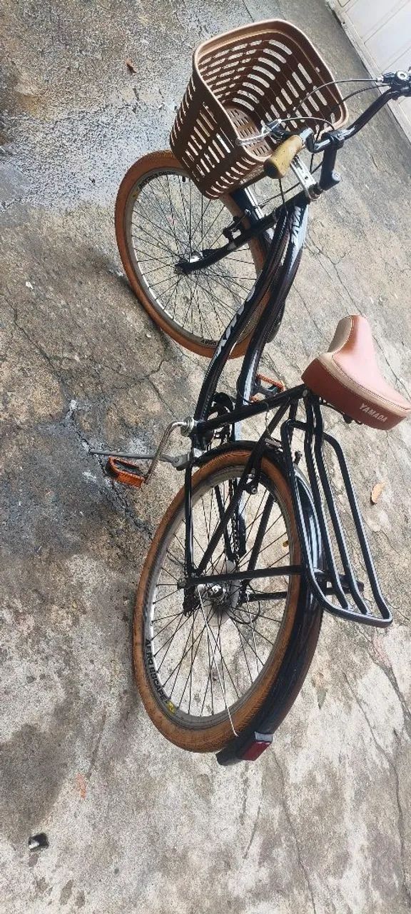 Vendo bicicleta aro 26 com marcha e cesta - Foto 3