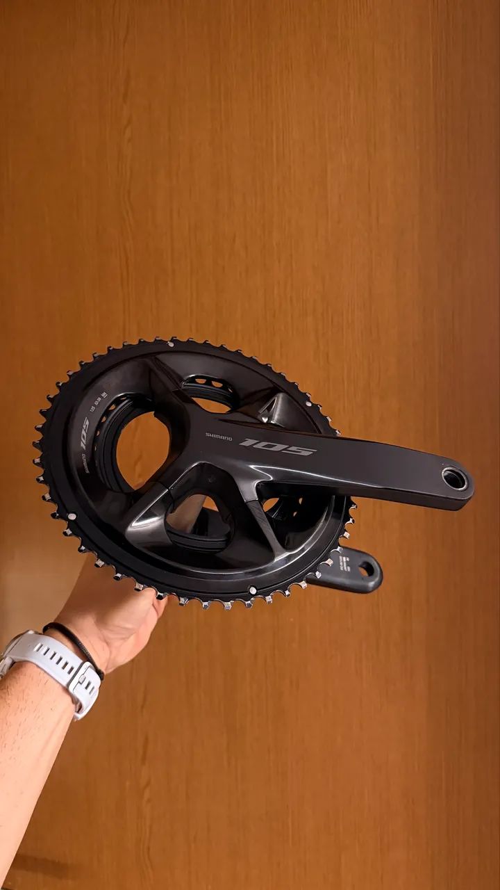 Pedivela shimano 105 165mm - Foto 2