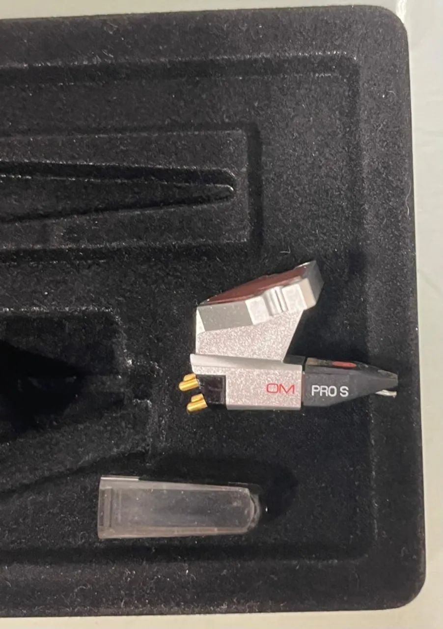 Cápsula E Agulha Ortofon OM Pro Com Headshell - Nova Na Caixa - Foto 2