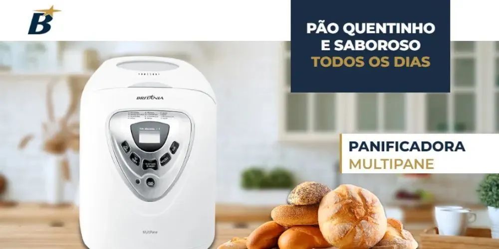 Panificadora Britânia Multipane Branca - 12 Programas 110v - Foto 4