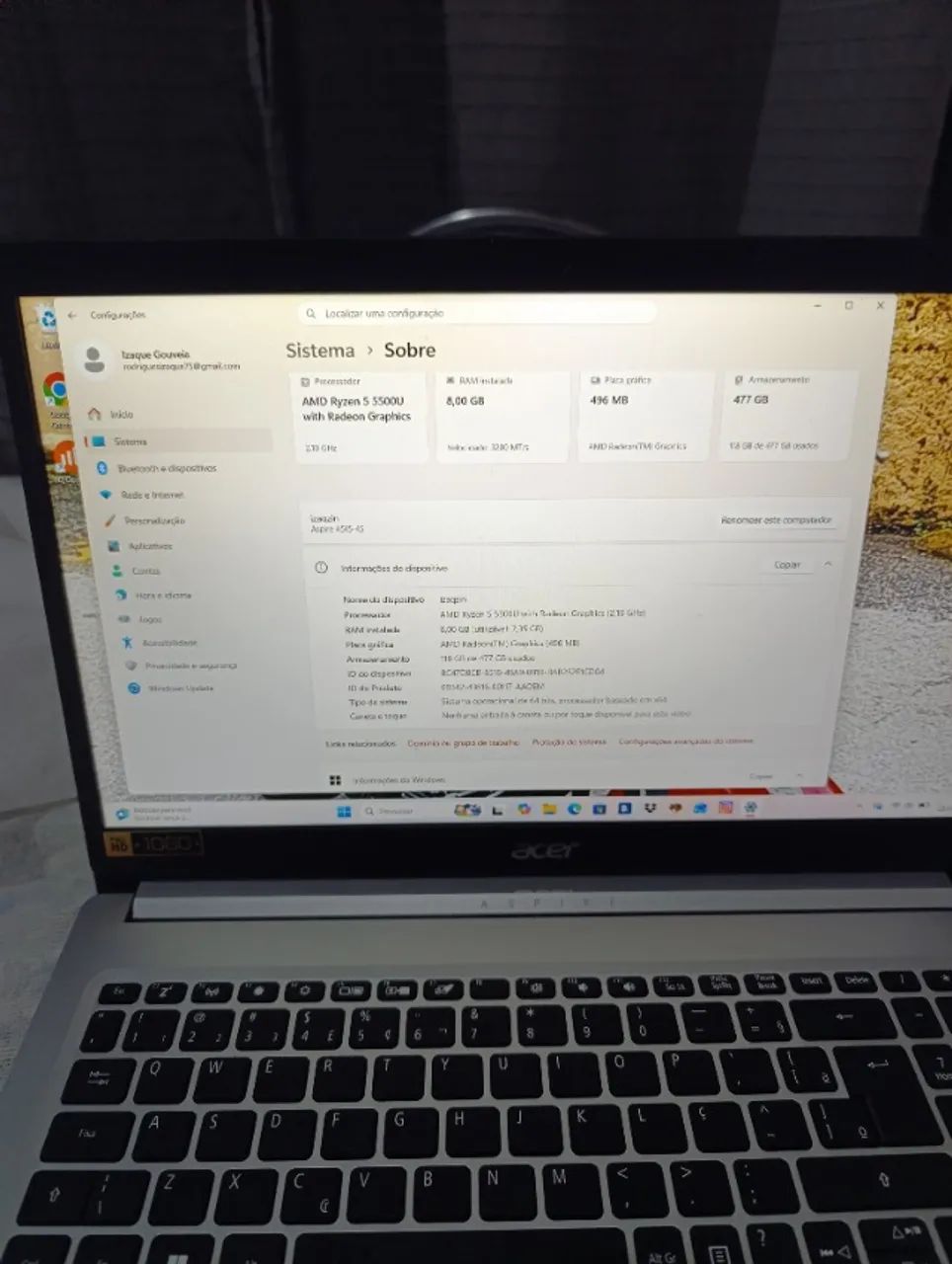 Notebook Acer  - Foto 4
