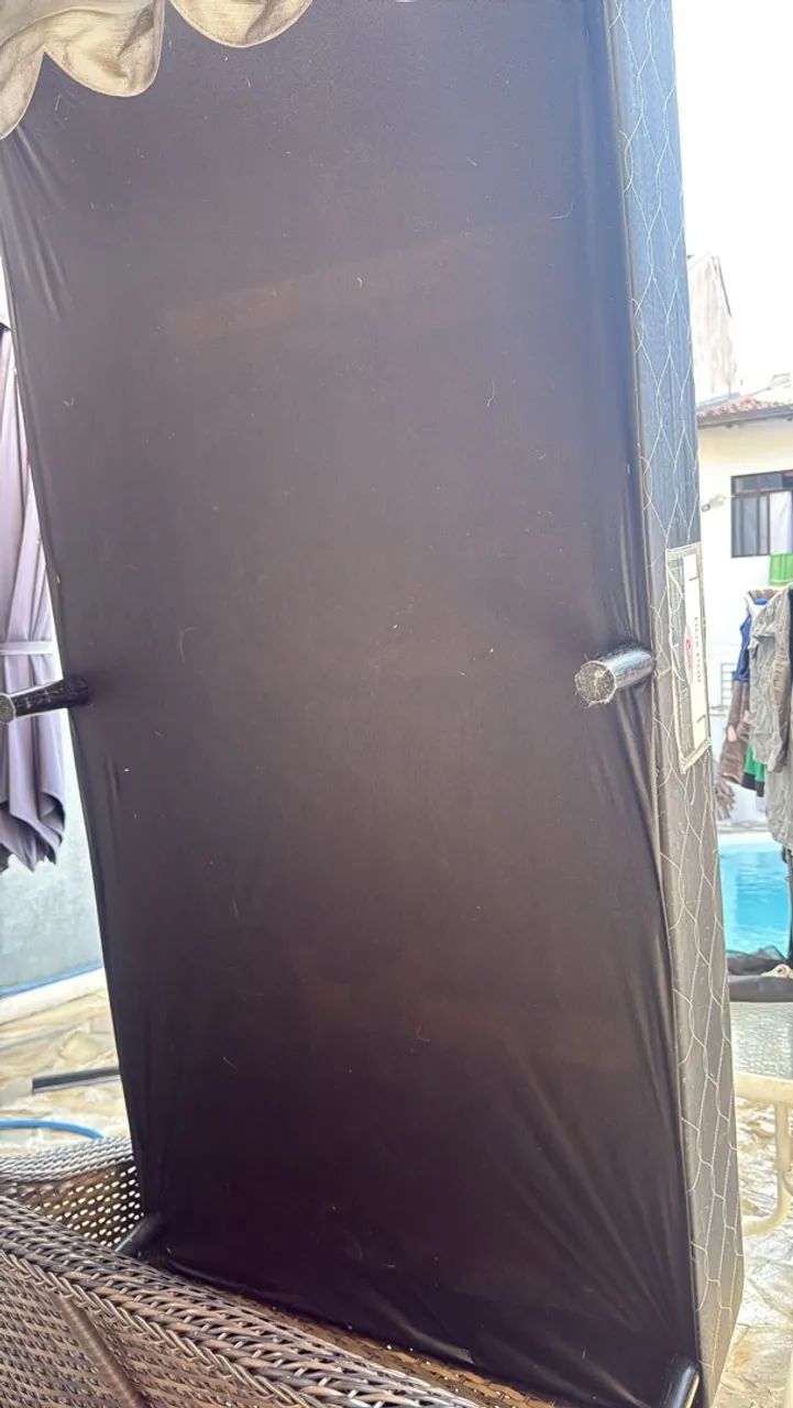 Cama box solteiro usada + colchão usado  - Foto 4