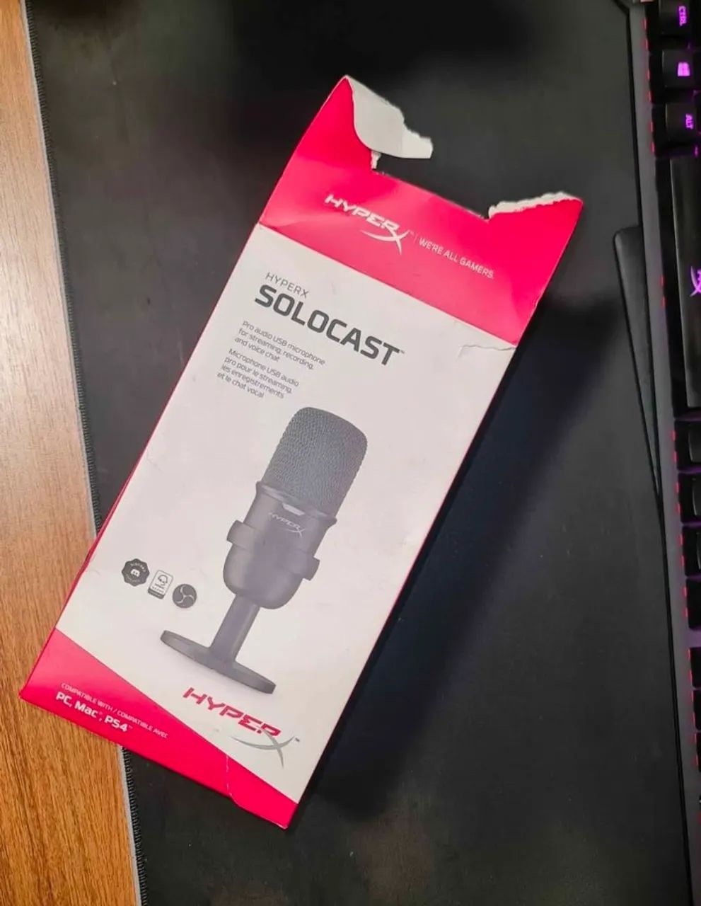 Microfone USB HyperX SoloCast