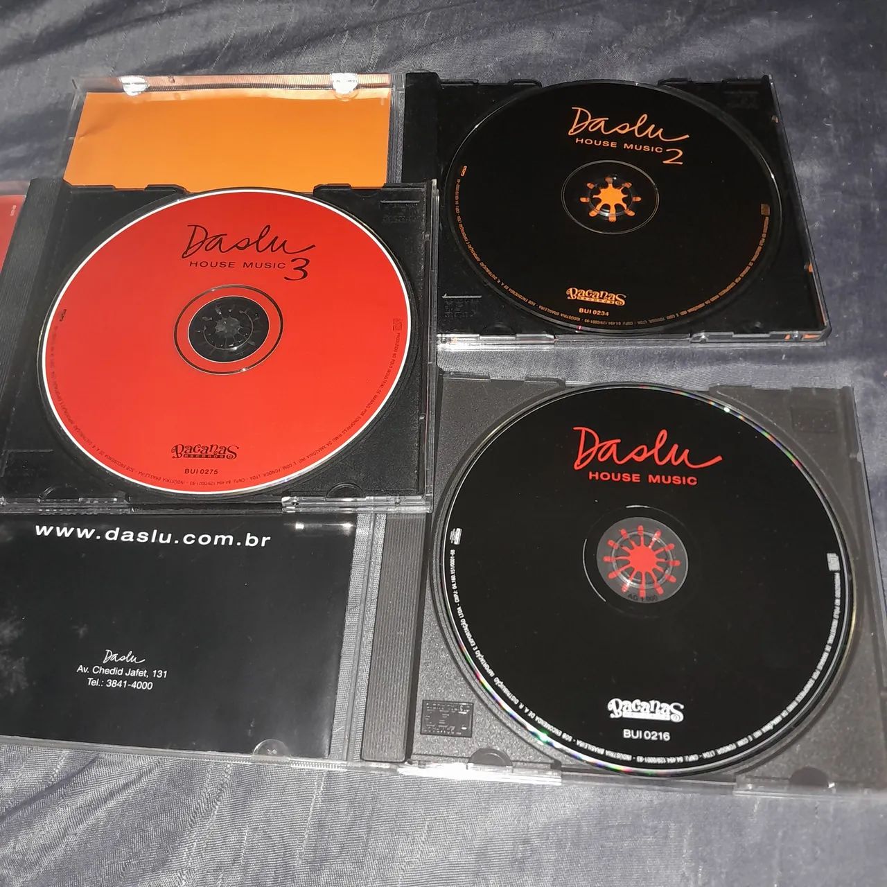 Kit 3 Cds Daslu house music vol.1,2 e 3 - Foto 2